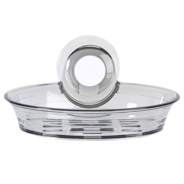 Impress Clear Gray Plastic Soap Dish, Better Living, Mfr#: 13870